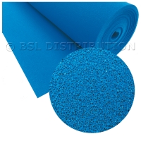 Silicone expansé bleu rigide (vente au mètre)